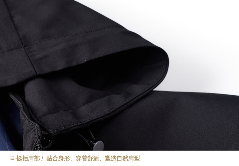 三十秋连帽外套男秋季薄款韩版潮流修身百搭休闲风衣秋装夹克上衣详情25