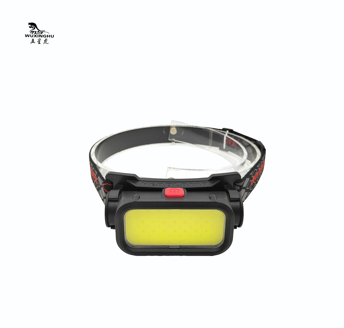 Cross-border bestseller COB+LED dual-light source lamp, USB charging red and white light charging headlamp, night running and fishing headlamp pic 12