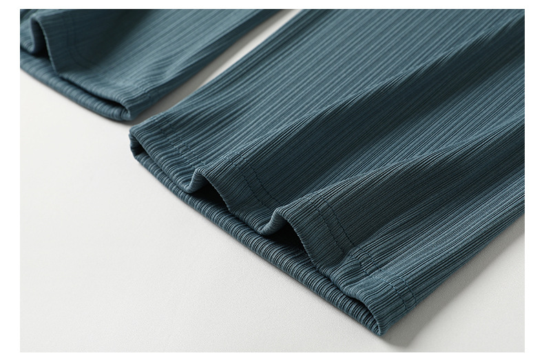 Ice silk wide-leg pants for women, long pants with a drooping effect, summer petite high-waisted slimming casual pants, loose straight-leg pants pic 29