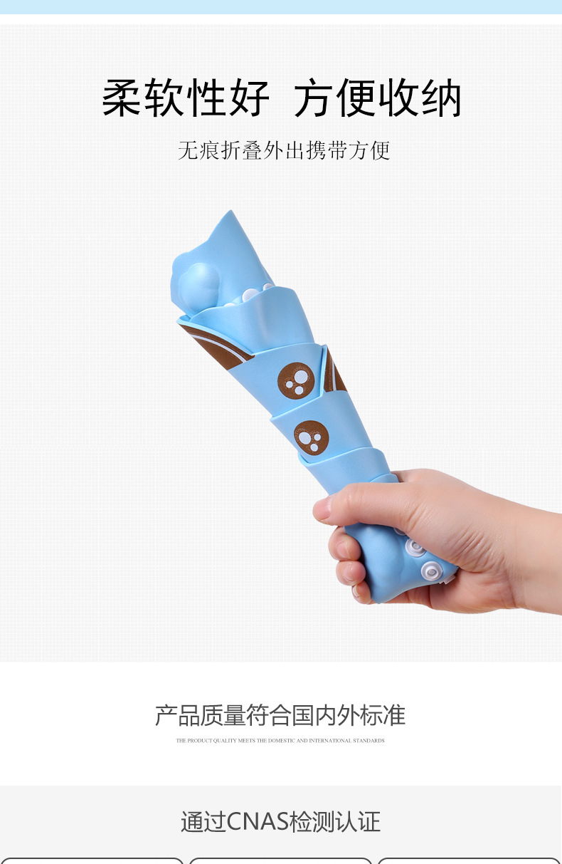宝宝婴儿防水护耳浴帽儿童洗澡帽洗头洗发帽宝宝遮阳帽婴儿用品 pic 8
