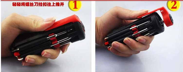 Factory direct sales 8-in-one exquisite gift, multi-functional manual screwdriver set for household tools pic 9
