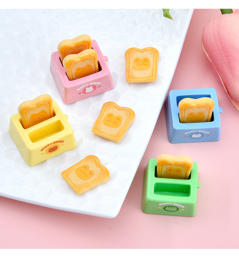 New cute food toys, bread toaster resin accessories, diy ornaments, cream glue phone case, fridge magnet accessories pic 8