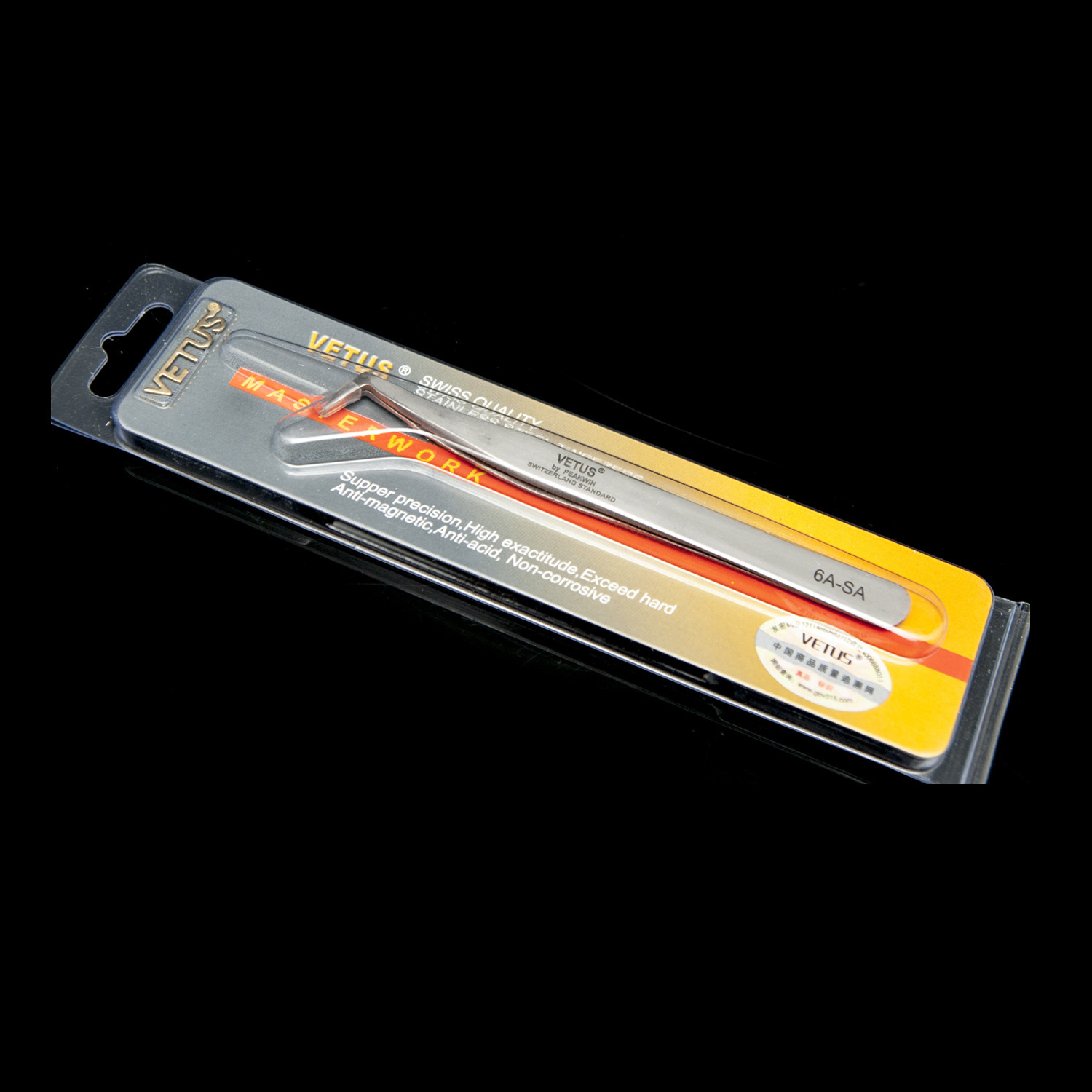 vetus eyelash extensions and implants beauty tools, genuine Swiss eyelash tweezers, one-piece delivery service pic 15