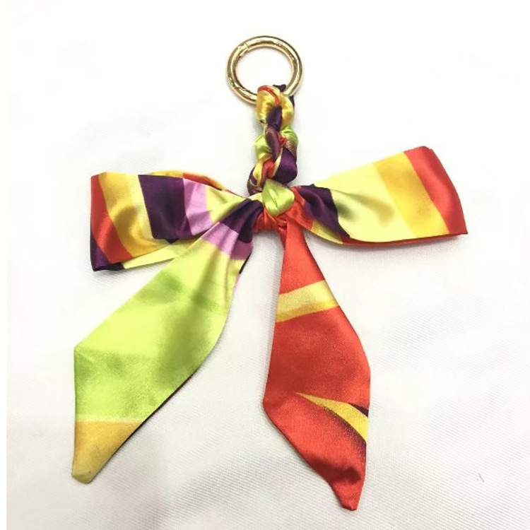 Jane Eyre Siyuan new product supply: Small square scarves, versatile leather buckles, leather bags, decorative small neckerchiefs, bag straps, silk scarf accessories, keychains pic 13