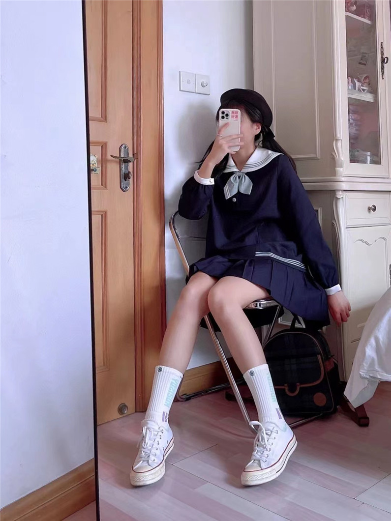 莆田纯原1970s 奶油头匡经典款双围条情侣帆布鞋男女高帮蓝底板鞋详情11