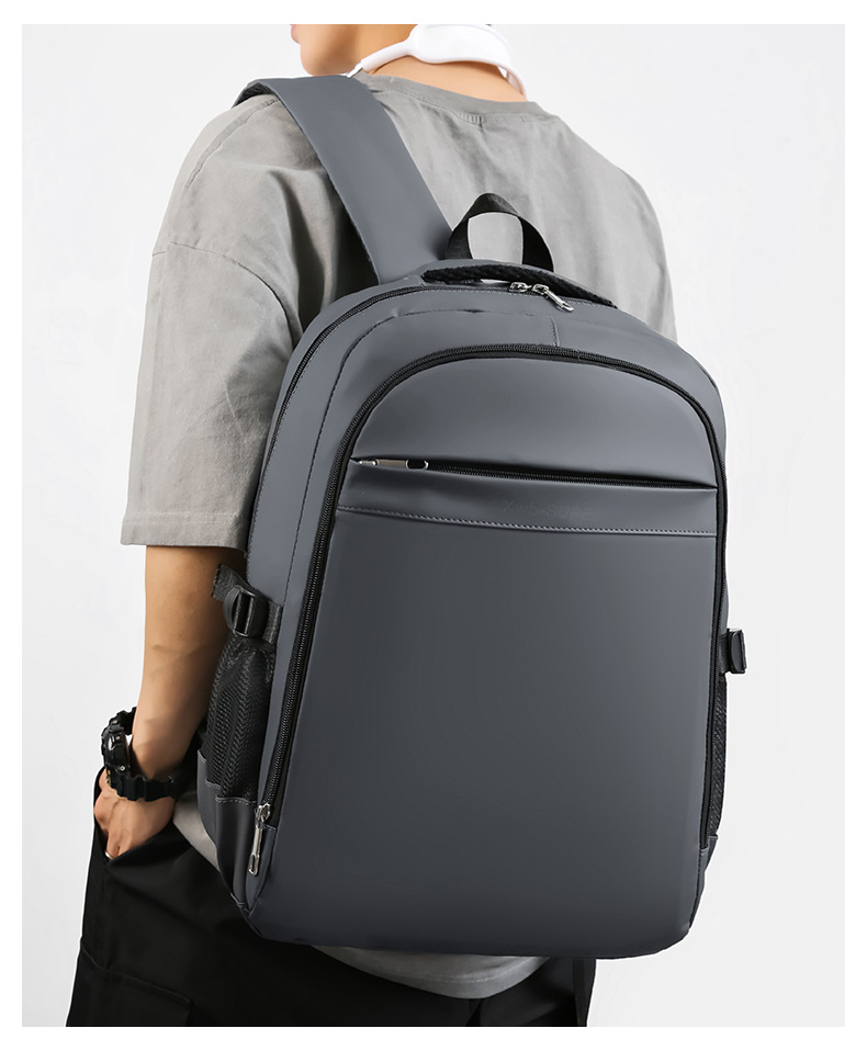 批发跨境双肩包印字书包防泼水旅行包休闲韩版大容量商务电脑背包详情16