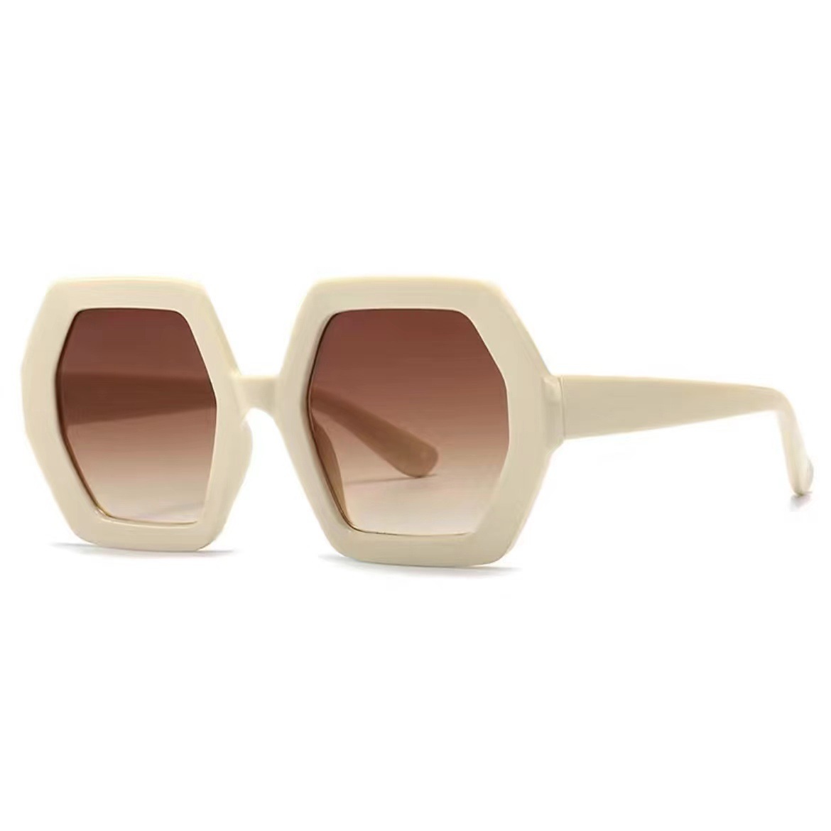 2023新款欧美跨境大框太阳镜多边形渐变色潮流墨镜跑量速卖批发详情15