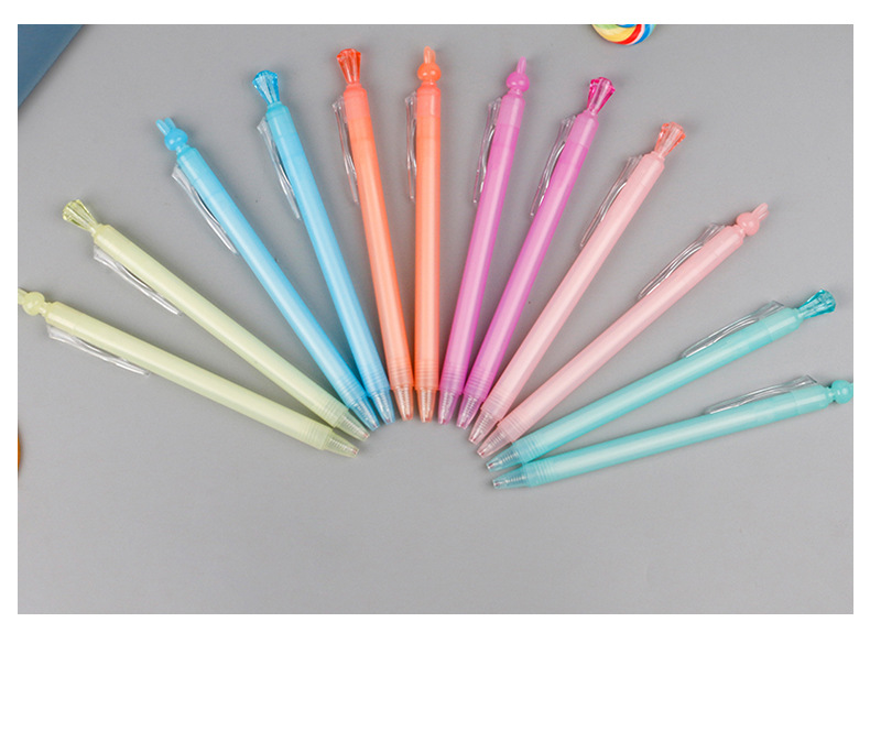 Creative stationery, student signature exam pens, office and study stationery, rabbit pen tips, diamond pen tips, gel pens pic 6