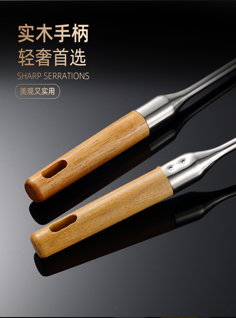 Stainless steel soup spoons, spatulas, kitchenware sets, complete kitchen cooking spatulas wholesale, household kitchenware and cooking utensils pic 5