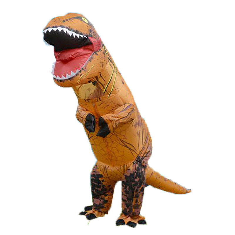 演出服道具儿童恐龙节日表演派对衣服搞笑服万圣节霸王龙充气服装详情19