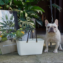 现货批发出口日本椭圆形按压式弹盖垃圾桶卫生间垃圾桶夹缝卫生桶详情25