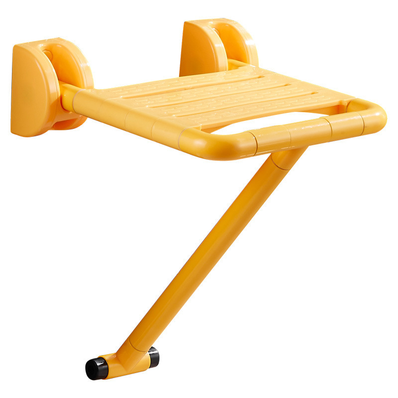 Bathroom shower stool, disabled elderly person, bathroom folding chair, elderly-friendly staircase rest wall-mounted chair, bath stool, shower chair pic 2