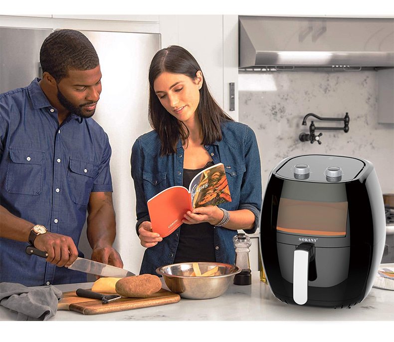 Cross-border SOKANY8013 air fryer with touch screen, large capacity, multi-functional, fully automatic, fried chicken and French fries oven pic 3