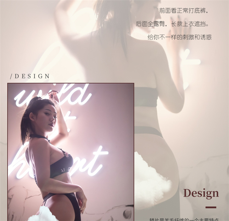 Sexy low-waisted ice silk elastic slimming outdoor pants that expose the buttocks nine-inch skinny pants of good quality factory straight hair pic 3