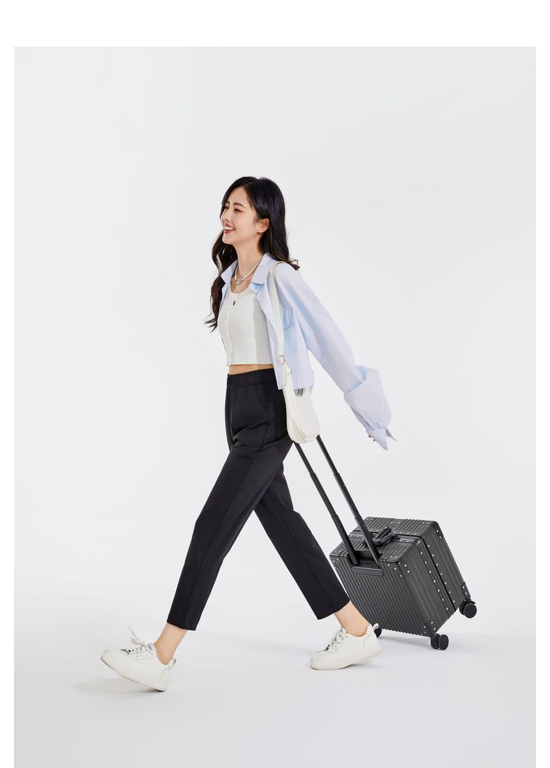 【面膜冰冰裤】夏女裤新款面膜防污防晒大码烟管九分休闲冰冰裤女详情38