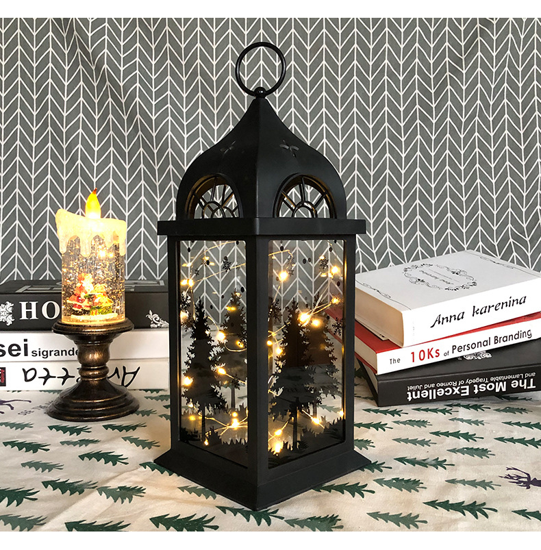 Wholesale of Christmas illuminated light hanging ornaments, illuminated hand-held wind lamps, bar window displays, restaurant and shopping mall decoration and decoration props pic 9