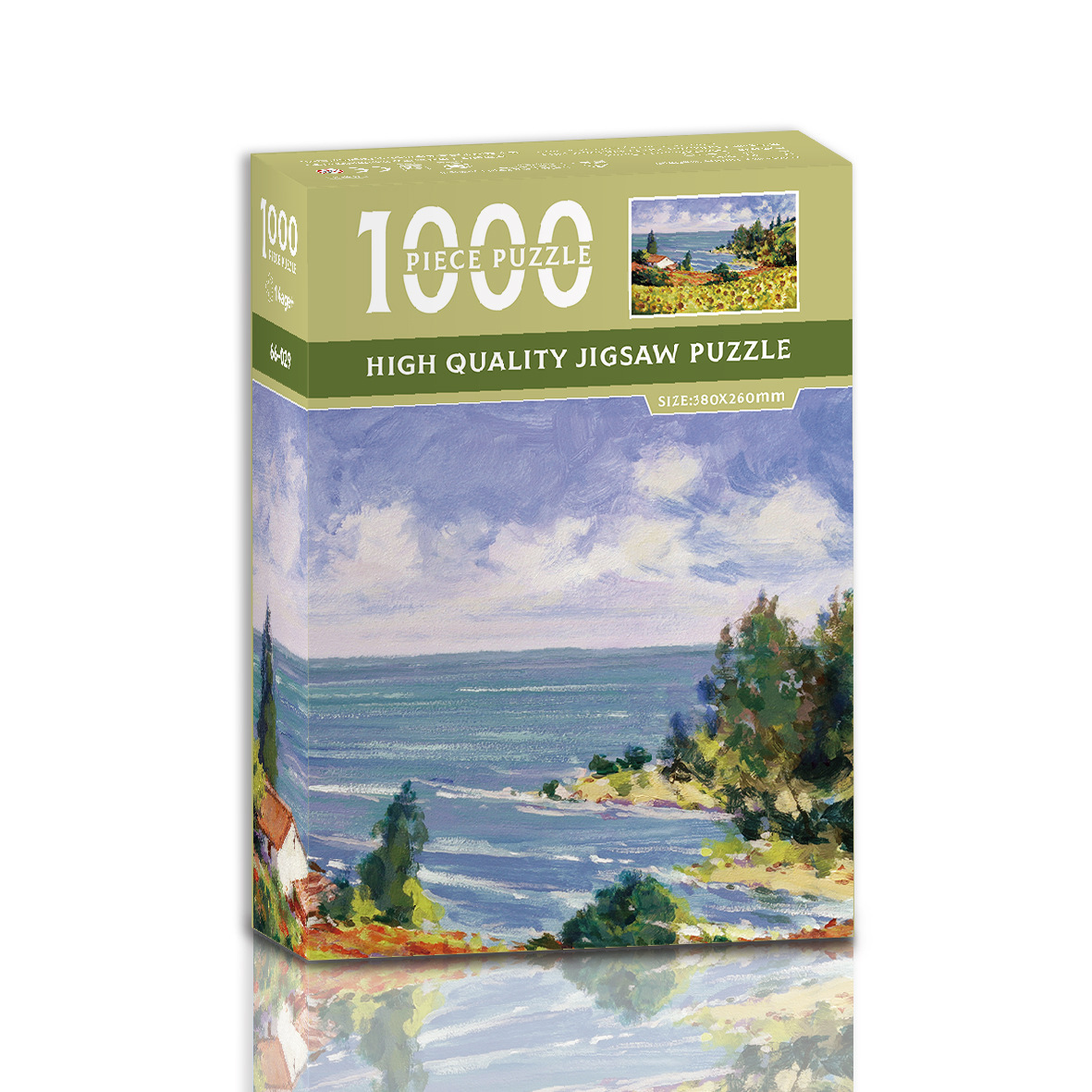 A jigsaw puzzle of 1000 pieces of famous oil paintings on paper, a brain-teasing puzzle pic 3