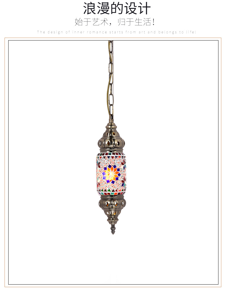 Wholesale of Qianlian Decorative chandeliers, European and American personalized and creative glass chandeliers for restaurants, bars, coffee shops, corridors and passageways pic 11