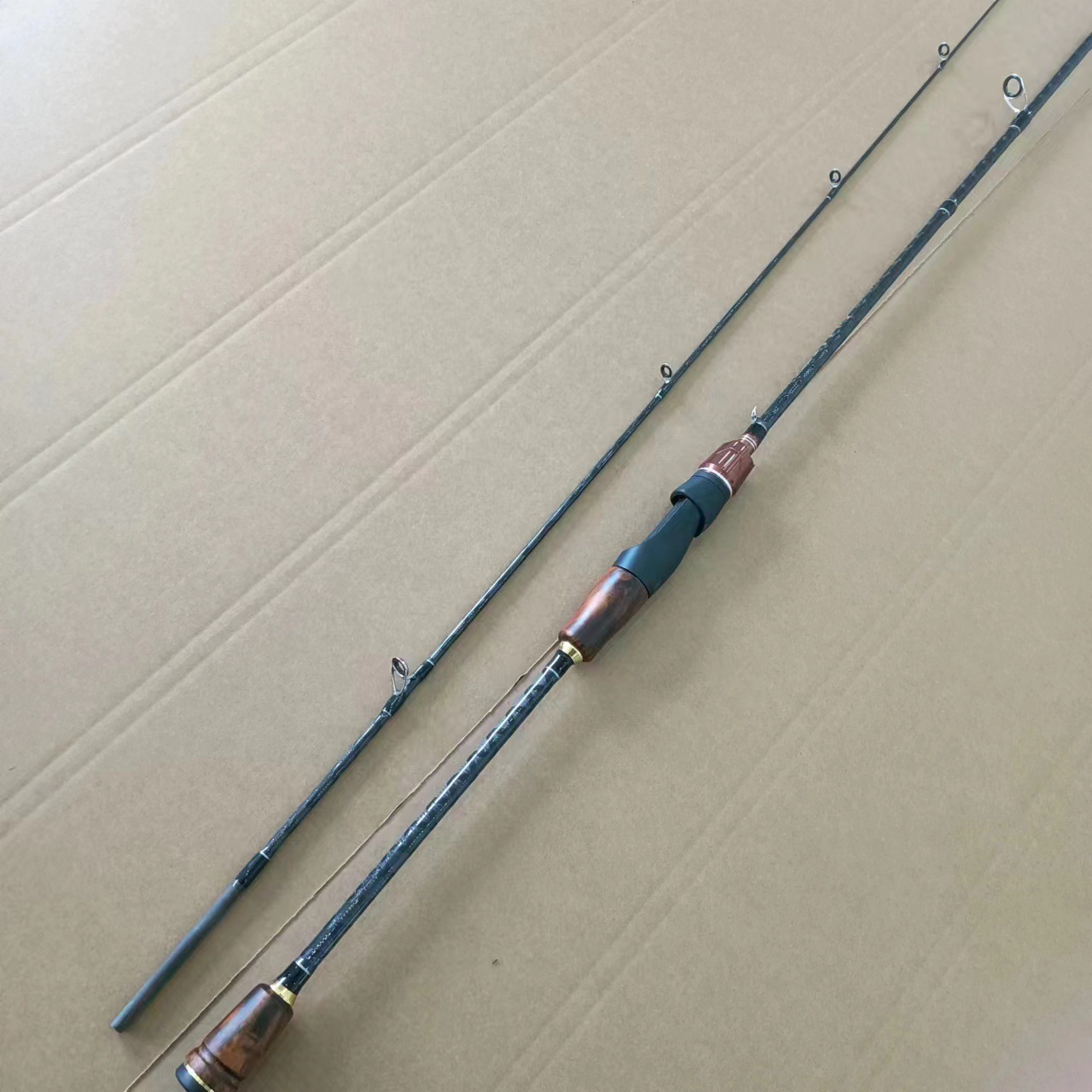 碳素实木路亚竿ML调路滑翘嘴马口白条直柄枪柄远投杆抛竿插节鱼竿详情21