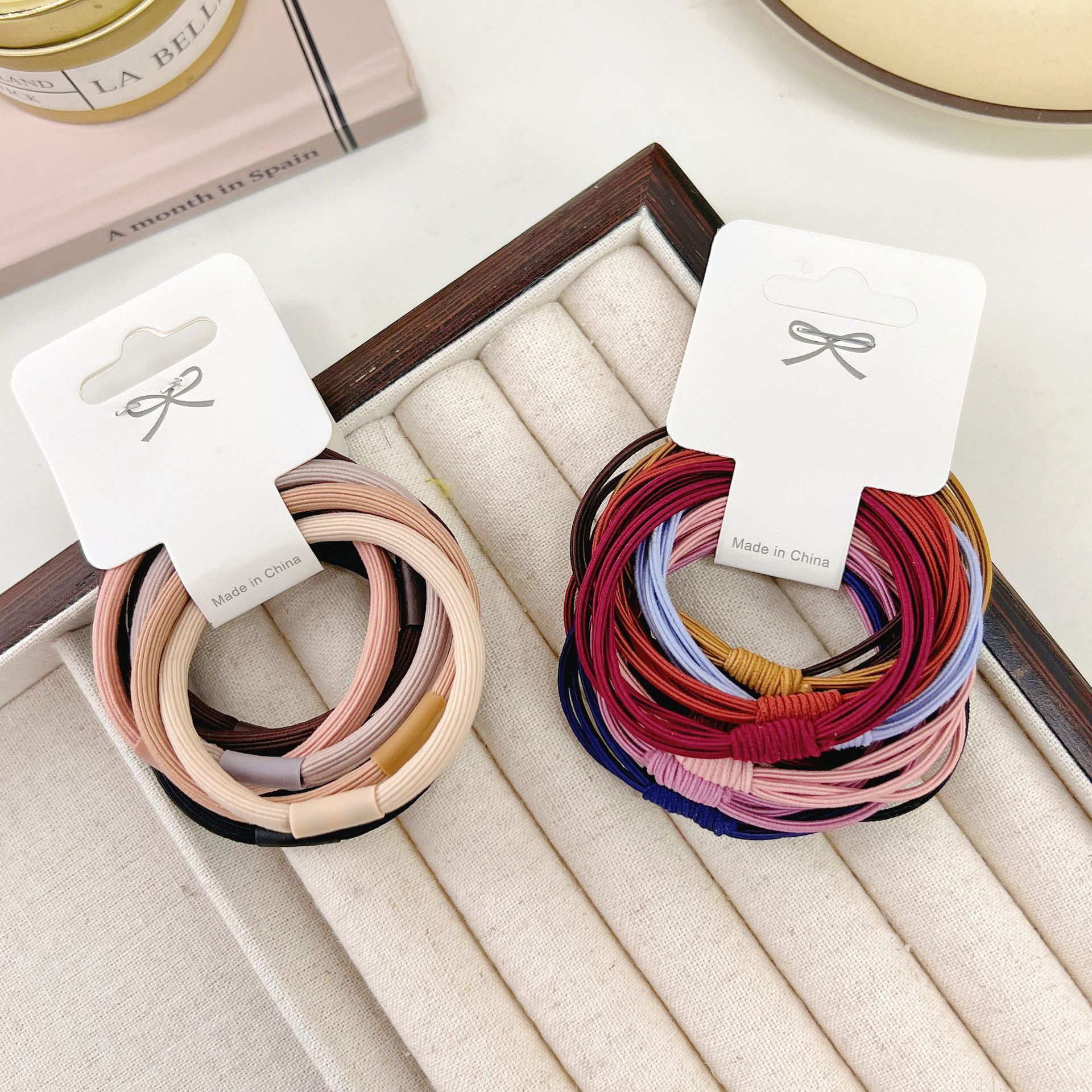 Korean version hair tie, popular online, high-elasticity adult hair tie, multi-strand hair band, basic, versatile, simple hair accessory, leather band pic 43