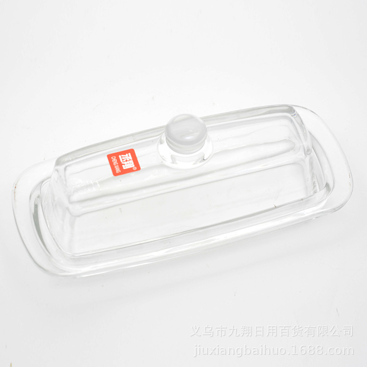 厂家批发透明玻璃家用蛋糕罩柠檬罩黄油缸食物罩收纳罐防尘罩摆件详情5