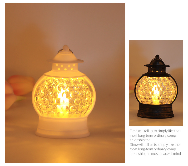 Retro small oil lamps, plastic creative candles, wind lamps, led decorative handicrafts and ornaments pic 9
