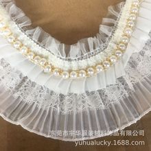 Wholesale of hot-selling lace, pearl lace, chiffon, pleated chanel-style lace accessories and decorative webbing pic 15