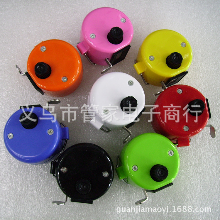 Mini color press manual counter, pedestrian flow statistics counter, hand press counter, 8 colors pic 4
