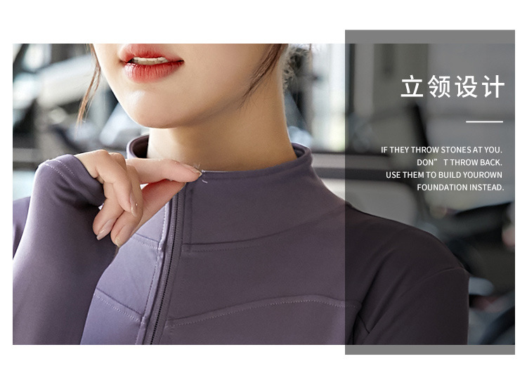 2023 new cardigan, long-sleeved, sun-protective, tight-fitting, slimming, running and fitness top, yoga jacket for sporty women pic 16