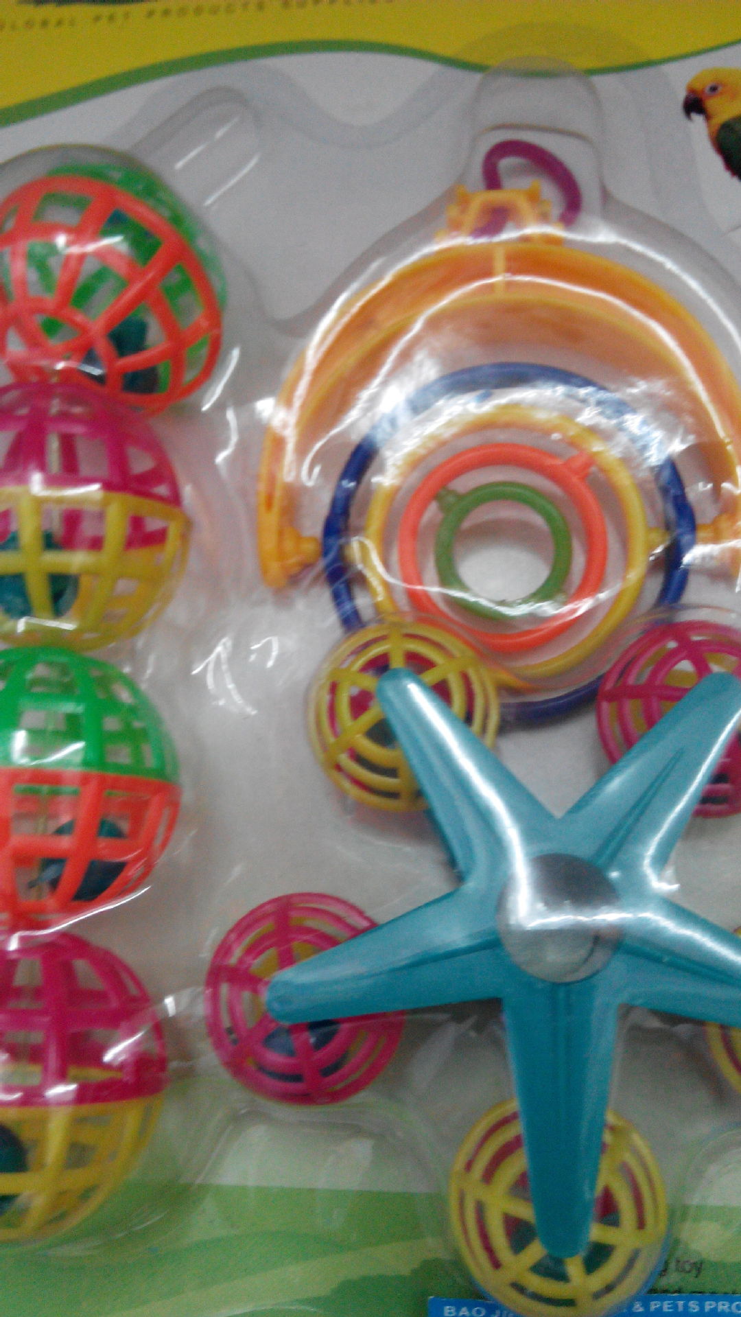 Baojie Parrot Bird Toys, Bagels, ladders, swings, wind chimes, birds, pet bird supplies manufacturer wholesale pic 14