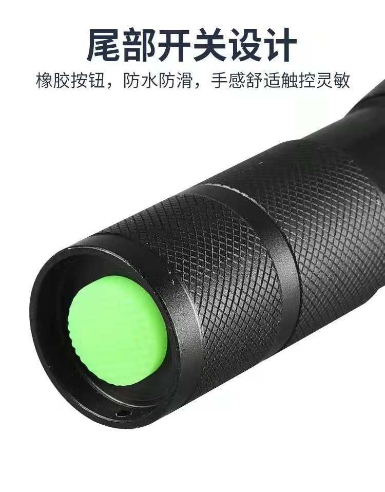 Wholesale of T6 aluminum alloy telescopic zoom multi-source flashlight for cross-border outdoor mini flashlights pic 15