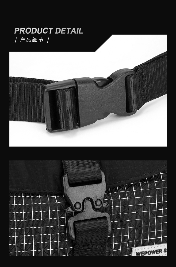 WEPOWER新款饺子包 男女通用时尚单肩包 轻便户外大容量斜挎包 百搭潮流其他分类详情24