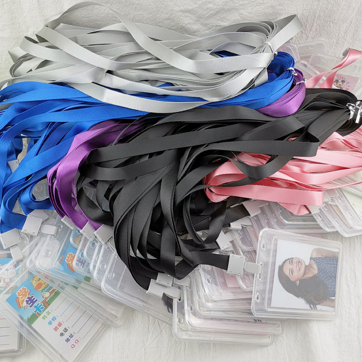 A1211 1.5 Plain and fashionable large card holder, lanyard, neck hanger, two-yuan store, two-yuan store, street stall, night market hot sales source pic 3