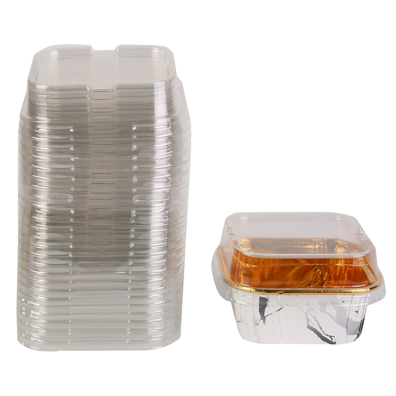 大理石系列正方形蛋糕杯蛋糕纸杯耐高温单面金6.5*6.5*3.5cm详情10