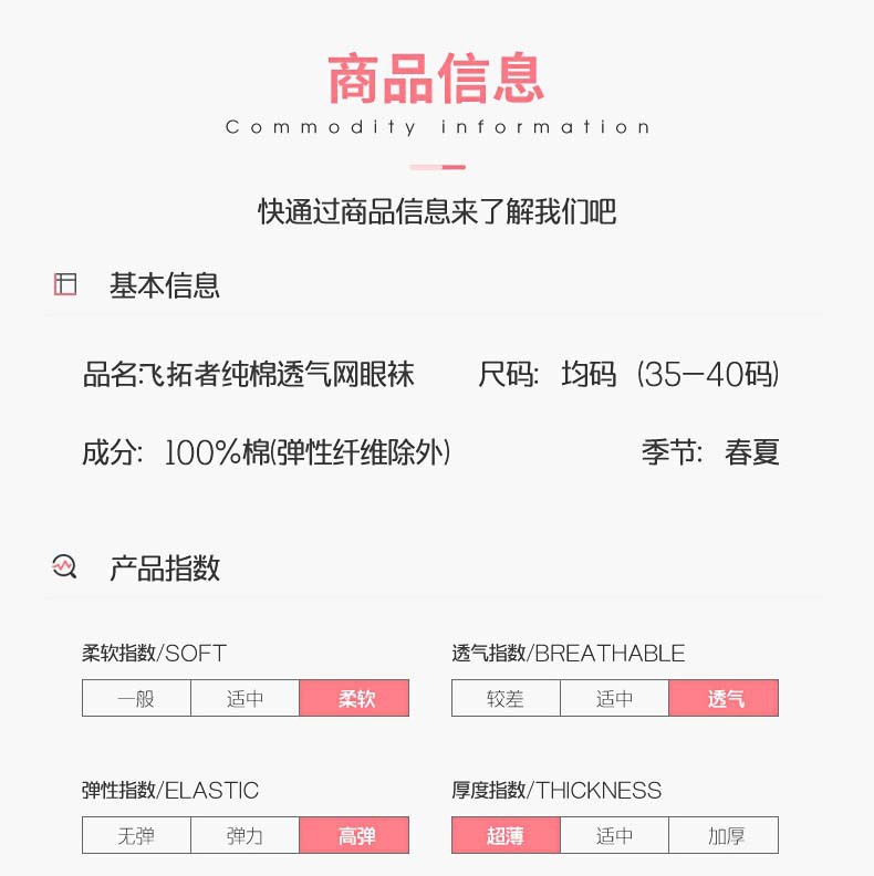 袜子女生网眼透气防臭吸汗女士短筒袜短袜夏天薄款船袜纯棉袜批发详情7