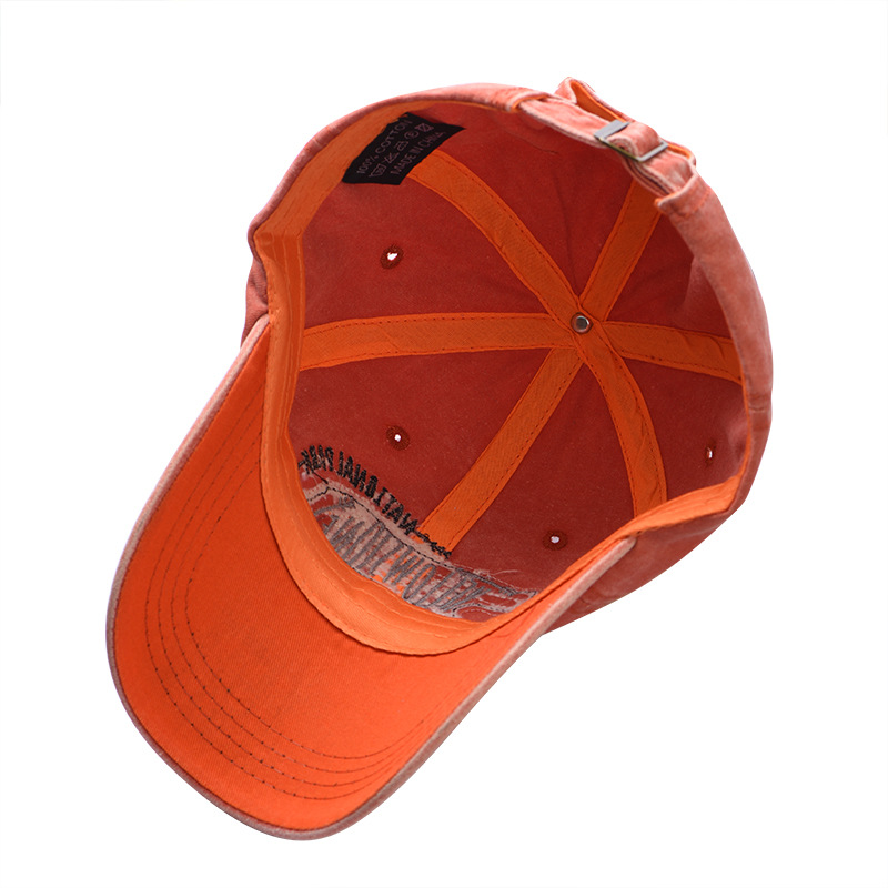 2021春秋季新款水洗棒球帽成人做旧破洞休闲男士帽子户外鸭舌帽女详情9