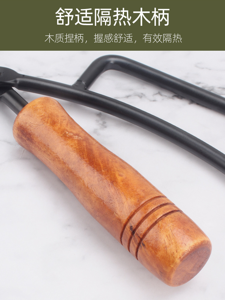 烧烤碳夹子BBQ防烫烧烤夹子木炭夹跨境热采鸭嘴火钳夹套详情18