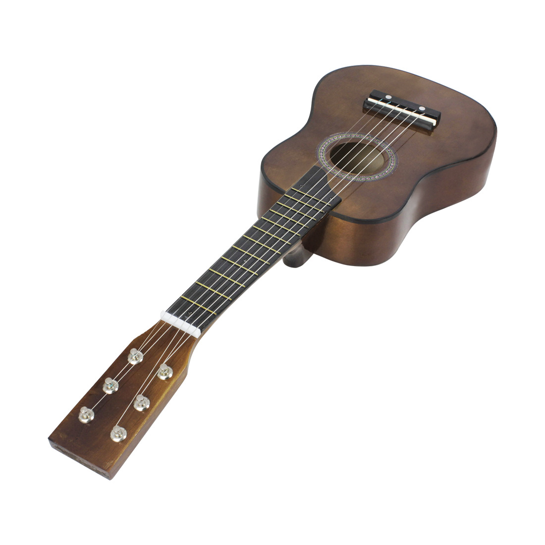 Factory direct sales of 25-inch small guitars, colored basswood, Brazilian toy guitars for beginners, six-string small guitars pic 6