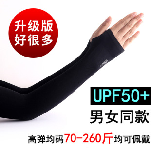 冰袖夏季防晒袖套加长款冰丝袖男女开车骑行手套套袖护袖批发代发详情3