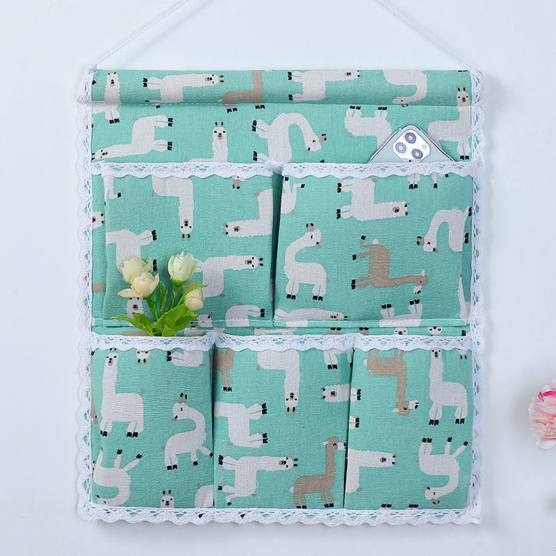 收纳袋棉麻宿舍挂袋墙挂式多层门后厨房卫生间床上壁挂悬挂式杂物详情25