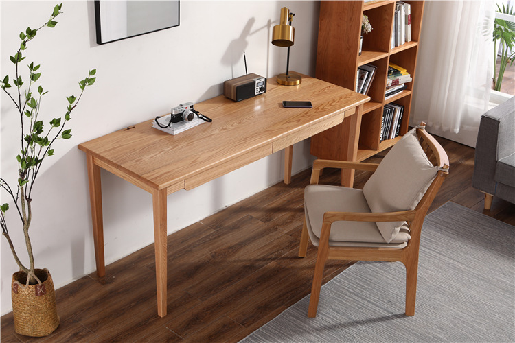 西雅图椅子北欧全实木餐椅单人靠背休闲椅书房扶手椅舒适日式橡木详情19