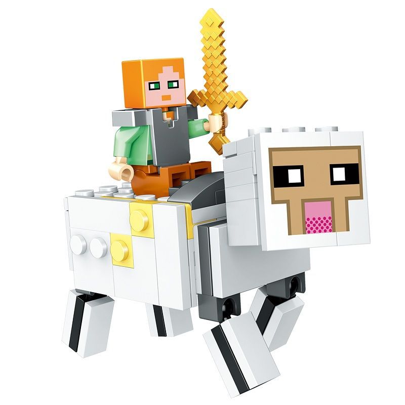 兼容乐高乐翼我的世界儿童益智拼插积木玩具男女孩幼儿园5-8岁详情1