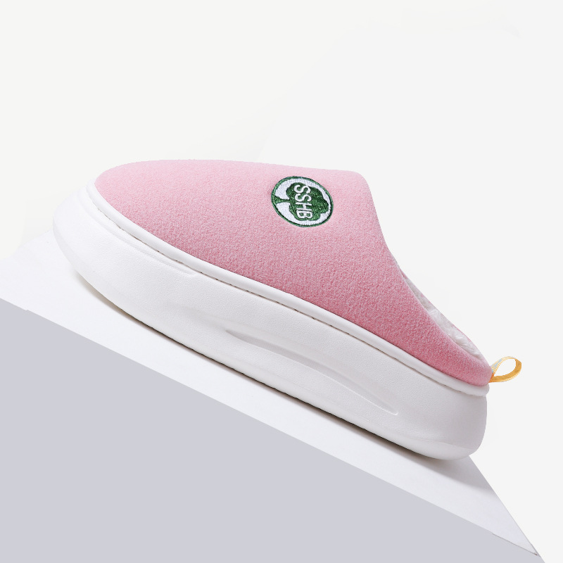 Wholesale of new autumn and winter home indoor and outdoor latex-filled cotton slippers for women, durable couple cotton slippers for men pic 11