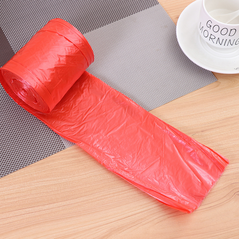 About 20 pieces of 155 brand new material thickened flat-mouth plastic garbage bags, disposable household garbage bags in stock for wholesale pic 12
