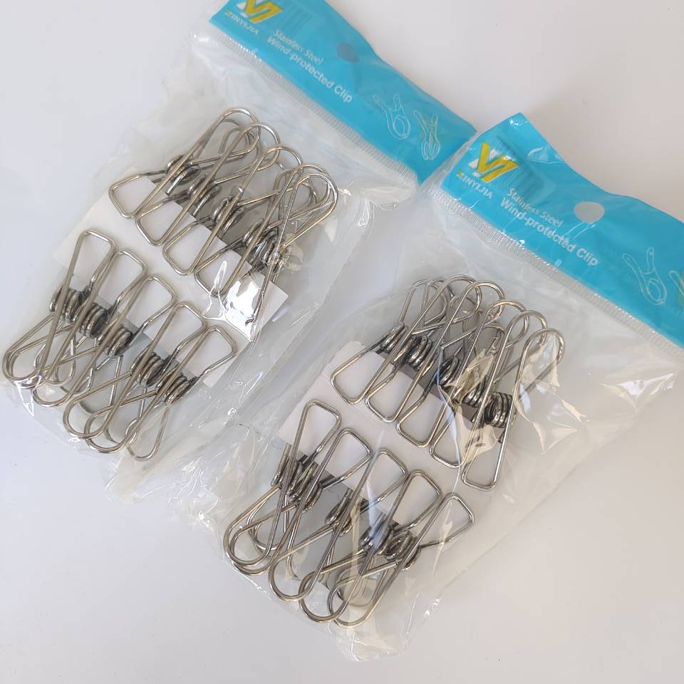 Bagged wire clips, steel wire clips, stainless steel clips, storage clips, sealing clips, garment clips, sock clips, winding clips, 2-yuan store supply pic 10