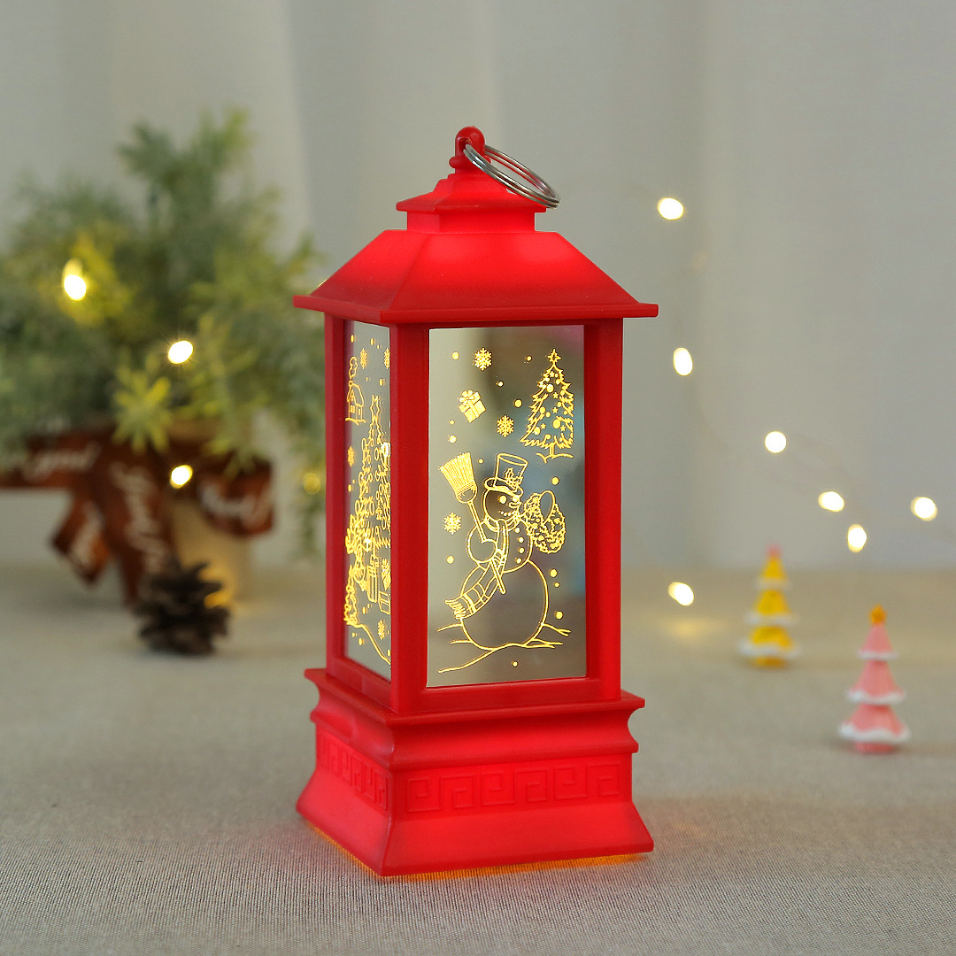 Christmas wind lanterns, Santa Claus decorative LED illuminated ornaments, candlestick lamps, decorative handicrafts and ornaments pic 1
