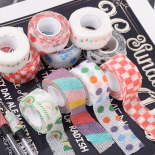 The camouflage self-adhesive bandage factory sells outdoor CS sports bandages, ankle guards, and camouflage non-woven fabric elastic bandages pic 11