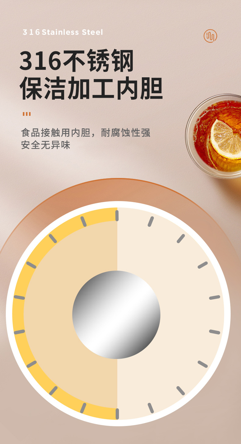 Punk Bear brand large-capacity 316 insulated flasks, 1L large water cups, portable outdoor water bottles, insulated cups wholesale pic 14