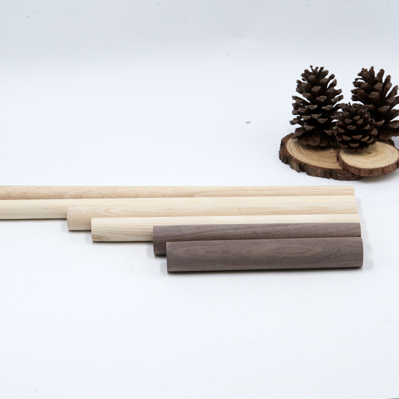 厂家直供实木木棒榉木圆棒黑胡桃实木圆棒瑜伽开背木棍详情17