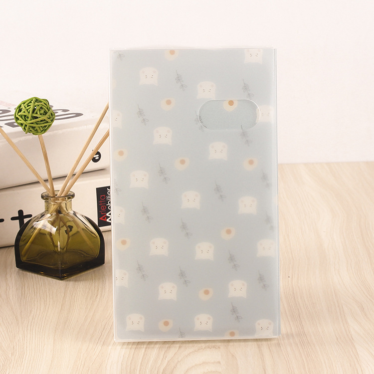 Custom-made wholesale of multi-layer student pp file bags in fruit color with 96 slots and business card holders with logo printing pic 9